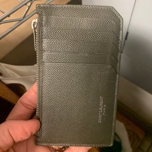 saint Laurent card wallet